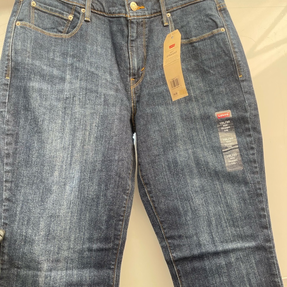 Levi's Women's Classic Straight Leg Blue Jeans